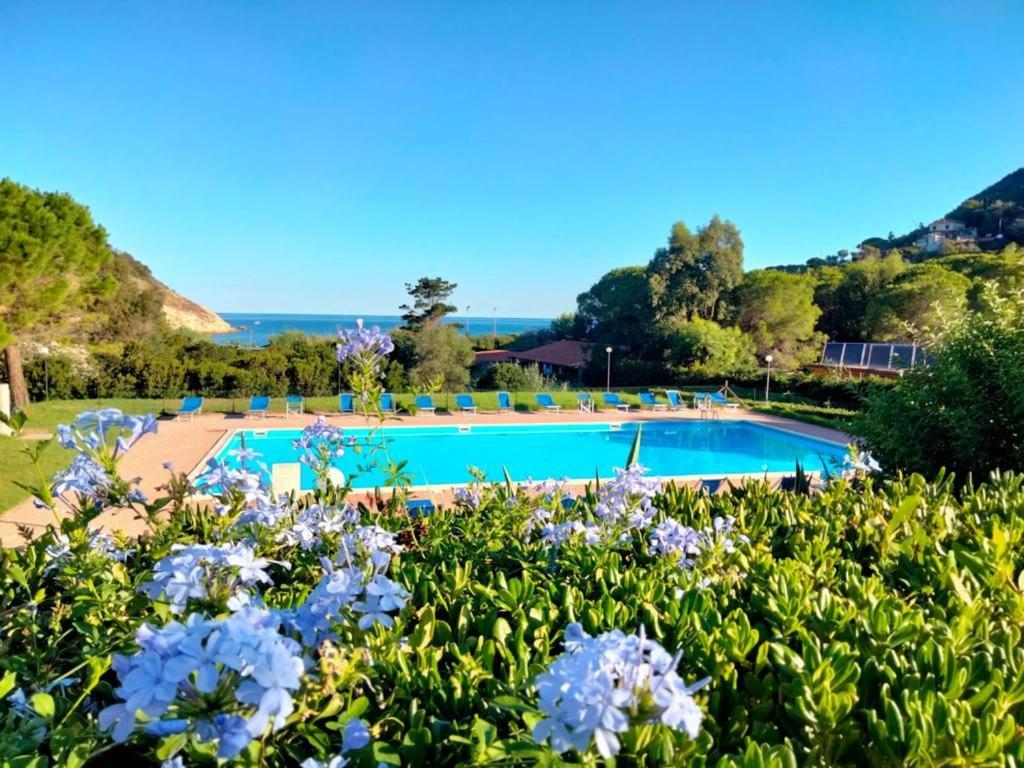 Elbamare Residence Con Piscina Nisporto Kültér fotó